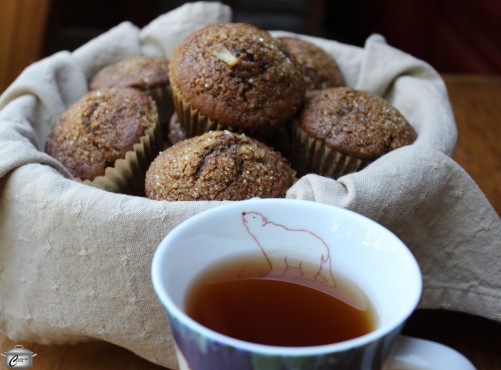 Pear Gingerbread Muffins