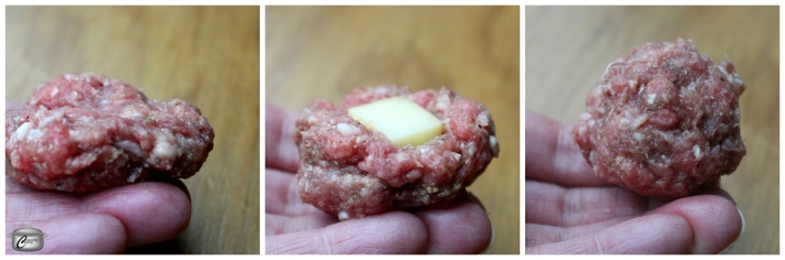 The key to shaping meatballs is to not pack the meat too tightly.